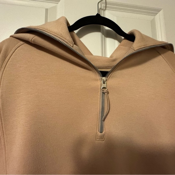 SPANX Tan Quarter-Zip Sweatshirt - Picture 6 of 8